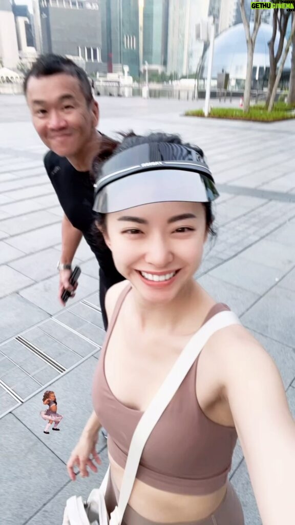 Race Wong Instagram - My life is all work and family I often don’t carve out time to #exercise to the point I have high cholesterol. So hubby says the best way to reduce it is to do cardio. Feels pretty good after my jog… 🙌🏼🙌🏼🙌🏼