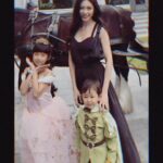 Race Wong Instagram - When I was a child, I could only have 2 new dresses every Chinese New Year. I would never even dream of sitting in a carriage wearing a princess gown. When we indulge in our kids’ fantasies, are we spoiling them or making their dreams come true? It’s a blurred line. Either way, David and I are so happy to see Cara’s Princess dream come true. #summerholidays #adaremanor #ireland Adare Manor Hotel