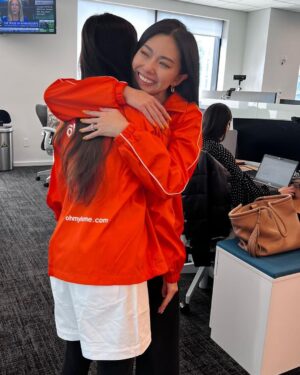 Race Wong Instagram - Standing right at the ass of the bull, we were told to touch the balls for good luck😆. After months of working round the clock, @ohmyhomesg is now listed on @nasdaq 🥳🥳🥳🥳🥳🥳! ticker OMH.
