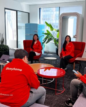 Race Wong Instagram - Standing right at the ass of the bull, we were told to touch the balls for good luck😆. After months of working round the clock, @ohmyhomesg is now listed on @nasdaq 🥳🥳🥳🥳🥳🥳! ticker OMH.
