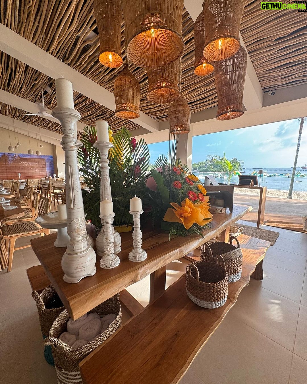 Race Wong Instagram - Love the vibe of the new @blukouzina at Sentosa’s Palawan beach. Weather was perfect until it rained and still I enjoyed watching my kids play in the rain. A refreshing experience from our city living. . . . #interiors #hotspot #trending @thedreamrproject