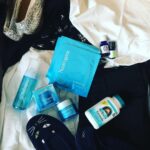 Rachael Taylor Instagram - And now time to overpack 😂Thank you @neutrogena_au for sending me and my girls off on hols with hydro boost goodies / we will send pics 💦👙🐬🌊🍉 Also: #alwaystravelwithcatslippers #sp