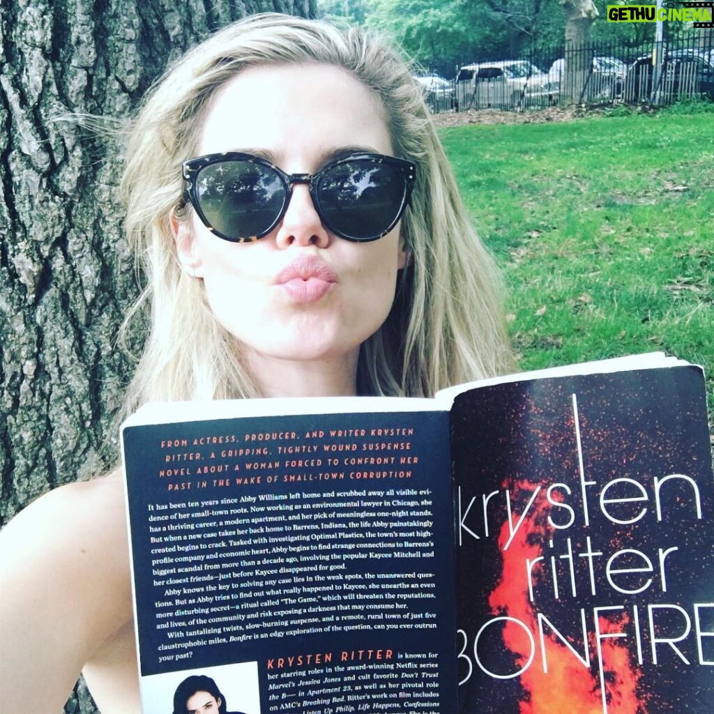 Rachael Taylor Instagram - Can we take a moment here - @therealkrystenritter WROTE a book. Not that I'm surprised, she is a force of nature. Beyond talented and creative, she is the hardest working person I know (and a wonderful friend p.s). I am a huge fan of the thriller genre and Bonfire is the best I've read since Gone Girl. I couldn't put it down (and I forgot that my friend even wrote it I was so completely IN!!) It's dark, chilling, psychological - with a complicated female character driving the story (of course). The ending had my heart pumping !! You will be hooked ! I LOVED and am inspired by #bonfire as much as I am by KR. Which is a LOT. Bonfire is out on NOVEMBER 7th and avail for pre order NOW. Get thyself over to amazon and order stat. #girlskickingass #bonfirethebook 🔥 🔥 🔥