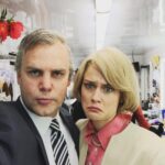 Rachael Taylor Instagram - Last day 🎥 with @dreamliver ☹️(p.s incredible hair and make up team aged us up here so hello future me? 😂) #houseofbond #silverfox 🇦🇺🇦🇺🇦🇺
