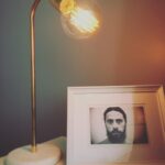 Rachael Taylor Instagram - #tgif view from bed 💤 scary looking guy in the pic has great taste in lamps ❤️ 💡