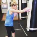 Rachael Taylor Instagram - Vacation is over! Working the bag is my least fave thing with training (which is why I gotta do it! 😬😡💪) w @julian_chua @marvelsjessicajones @netflix