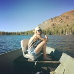 Rachael Taylor Instagram - Can we boat home?! #backtoreality #california 💙 Mammoth Lakes, California