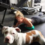 Rachael Taylor Instagram - Well that was BRUTAL ! boxing w @julian_chua 👊 + bonus Dempsey bringing the cute factor 🐶