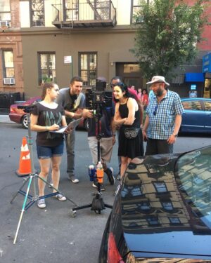 Rachael Taylor Instagram - Working with my unstoppable BFF director @therealkrystenritter in 100 degrees. It was action packed and I think she did like 72 set ups in one day or something. She beyond NAILED IT. We had so much fun.
Final season June 14 🔥  #jessicajones #netflix