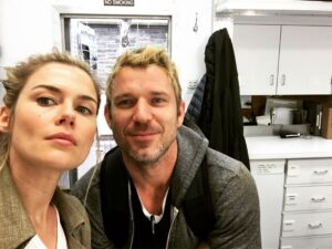 Rachael Taylor Instagram - Love me some @wiltraval ! Can we do Will and Trish as a rom com next time tho?  #aussies #everywhere #jessicajones #netflix