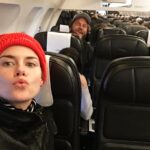 Rachael Taylor Instagram - Spot the 🐨 On route to 🇫🇷 w @travisfimmelofficial to see #findingstevemcqueen #independentfilm 🎥🎉