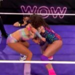 Rachel Kelvington Bostic Instagram - My kick will have your head spinning 😵‍💫 #headkick #prowrestling #wow #womenofwrestling #womenswrestling #wrestling