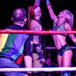 Rachel Kelvington Bostic Instagram - This is what happens when @thunderdomestyle has told one to many joke. I really enjoyed kicking her in the head 😁 Video credit @f3fau #saturday #saturdayvibes #rko #cutter #weekend #wrestling #prowrestler The Nile Theater