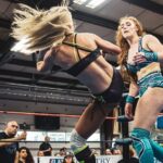 Rachel Kelvington Bostic Instagram - I got that boom, boom , 💥 Pow! Loved this first time match up with @thenotoriousmimi ❤️ Let’s do it again sometime! You can catch this match now on @titlematchnetwork . #titlematch #prowrestling #womenswrestling #mimi #raycray #ccw #womenofwrestling