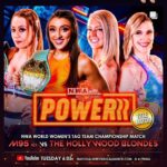 Rachel Kelvington Bostic Instagram - Hello wrestling world 🌎 Meet the Hollywood Blondes tonight on @nwa! Chicago, Illinois
