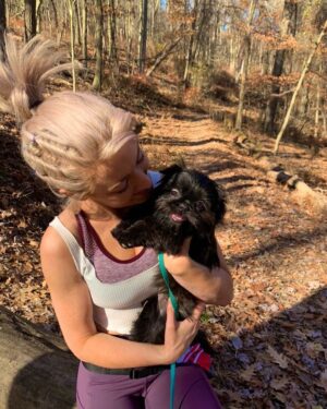 Rachel Kelvington Bostic Instagram - Happy international puppy day to my best friend, my ride or die, this sweet little puppy dude I call Sly 🥰

#internationalpuppyday #dogsofinstagram #dogmom #pittsburghpup
