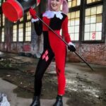 Rachel Kelvington Bostic Instagram - Just one week left till Halloween 🎃 👻 #spookyseason #halloween #gothamcity #harleyquin #cosplay #october #halloweencostume #gothamcitysirens