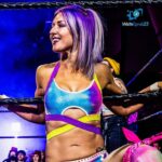 Rachel Kelvington Bostic Instagram - I’ll never let anyone dull my sparkle ✨💜🦄 @enjoywrestling 📸 @whiteoprah23 #pittsburgh #prowrestling #enjoy #wrestling #purplehair #unicorn Pittsburgh, Pennsylvania
