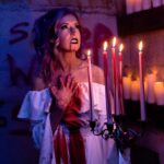 Rachel Kelvington Bostic Instagram - October first 🧡🖤🧡🖤 I’m so ready for spooky season 👻 (it’s always spooky season in my house) This is probably one of my favorite photoshoots I’ve ever done @ash2kat always has the best ideas and @highfrequency_media was there to capture it. #spooky #spookyseason #october #libra #libraseason #halloween #vampire #photography #photoshoot #fall #fallvibes