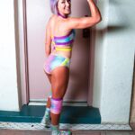 Rachel Kelvington Bostic Instagram - What do you think of my new boots? 💜🦄 📸 @shore.shots #arizona #purplehair #unicorn #womenswrestling #prowrestling #flex #fitness #fitnessmotivation #fit #fitforlife Nile Theater