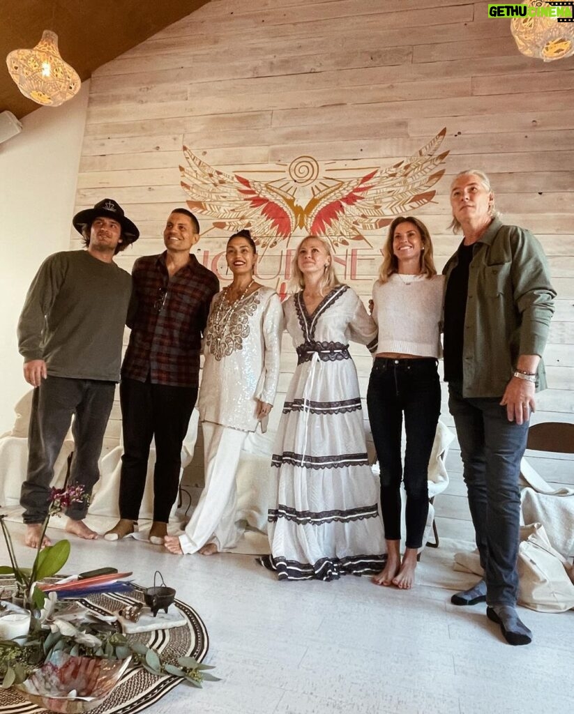 Rachel Roberts Instagram - A day with The Journey Constellation. ❤️🙏🏻 Thank you Alejandra @malibumeditations and @elizabethmichel333 for such a beautiful day focused on mental health, mindfulness and connection. Amazing inspirational talk about mental wellness with @malibumeditations @drstevenstorage @kellygores @bryantwood @ron_sharpie 🪷🪷🪷🪷🪷🪷🪷🪷🪷🪷🪷🪷🪷🪷 @brandolini789 @santiagowithin @aya_serpent @brennadesmond Malibu Meditations Journey