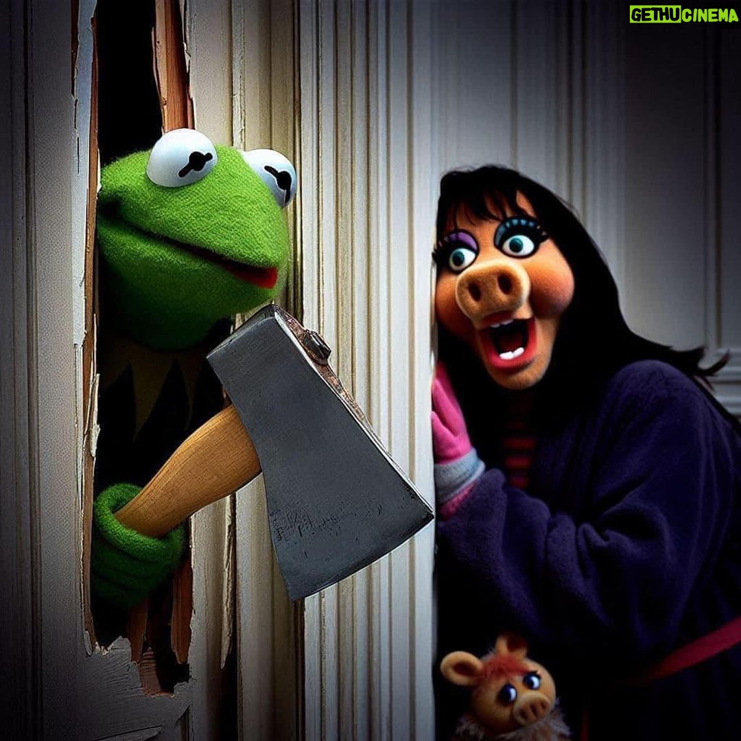 Rachel Roberts Instagram - 🩸🔪🕸️🕷️🎃 #Repost @james_grissom ・・・ “The Shining” with Muppets