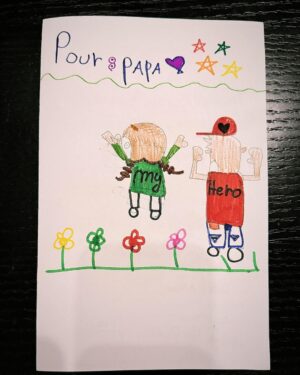 Rachid Badouri Instagram - 🥹
Aujourd'hui c'était mon anniversaire...Et pour plusieurs raisons dont je vais m'abstenir de partager ici, je n'étais pas dans l'envie de célébrer. Et je reçois cette carte de ma Princesse, qui m'a fait fondre!! 
#LaFamilleOuRien❤️