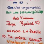 Rachid Badouri Instagram - 🥹 Aujourd'hui c'était mon anniversaire...Et pour plusieurs raisons dont je vais m'abstenir de partager ici, je n'étais pas dans l'envie de célébrer. Et je reçois cette carte de ma Princesse, qui m'a fait fondre!! #LaFamilleOuRien❤️