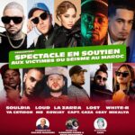 Rachid Badouri Instagram - Le 9 octobre prochain à @olympiamontreal, gros spectacle-bénéfice d’humour pour venir en aide aux victimes du séisme au Maroc. Le 12 octobre prochain, ce sera un spectacle musical organisé par mon ami @ofcoursecharaf de @pollen.records sur la scène de L’Olympia. ♥️ Tous les profits amassés pour ces shows seront remis à la Croix-Rouge canadienne. Une brochette d’amis humoristes et chanteurs incroyables ont décidé d’apporter leur aide au peuple marocain lors de ces soirées spéciales. Merci à @laurent.paquin, @iloveeddyking, @theonlydouaa, @hassouna_matata, @neevhumoriste, @oussaoui et @morenclic du côté humour et à @simon.loud, @lostofficiel, @souldia.officiel, @white_b, @microbrulant , @la_zarra, @rowjay, @4sayle4, @yacetidonmoschino et @mikalyamusic pour la musique. 🙏🏼 🎫 Les billets pour ces spectacles sont en vente dans ma bio!