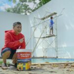 Raditya Dika Instagram - Pas pertama kali mau pindah kantor baru, gue langsung pengen tiap tembok kantor dicat pake Nippon Paint. Liat nih before-after-nya, kantor jadi jauh lebih cerah dan ngasih kesan clean. Btw, yang gue pake ini varian Nippon Weatherbond warna Brilliant White - 1001. Buat kalian yang mau juga, langsung ke @nipponpaintindo ! #NipponPaint #HebatnyaNipponPaint #NipponWeatherbond