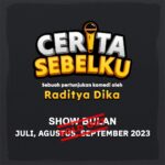 Raditya Dika Instagram - Tiga bulan, 20 show untuk Jabodetabek semua SOLD OUT. Sesuai yang sudah disampaikan, setelah ini tidak akan ada lagi show Cerita Sebelku untuk Jabodetabek di tahun 2023. Mulai bulan Oktober, kami akan show ke luar kota. Minta saran dong ke kota mana aja! 😁
