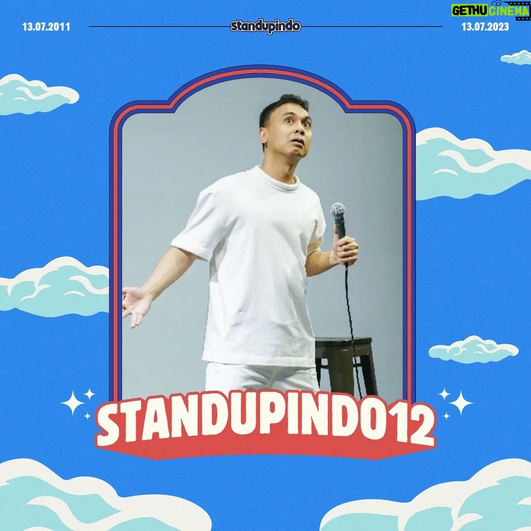 Raditya Dika Instagram - Selamat ulang tahun komunitas @standupindonesia. Foto yang gue pakai ini foto terakhir kali stand up, pas latihan show Cerita Sebelku. Show pertama akan diadakan Sabtu ini, tgl 15 Juli. Gak sabar. 😁