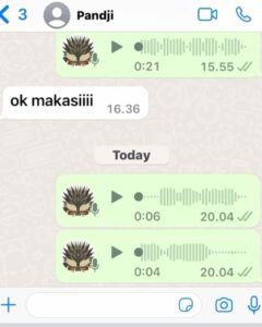Raditya Dika Instagram - Ada yg kirimin video mukanya Aca, anak gue, diedit pakai muka Pandji. Si Aca lihat, sebel, lalu dia dan kakaknya gue suruh kirim voice note ke Pandji langsung. 😂