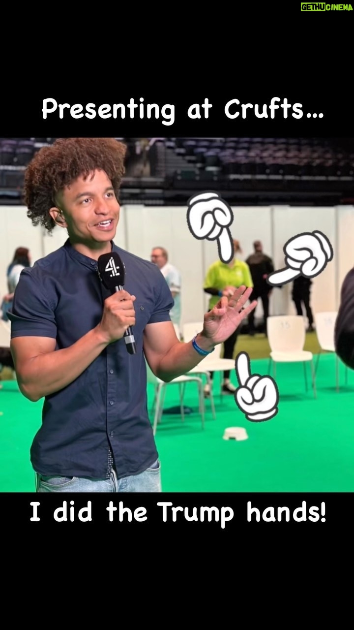 Radzi Chinyanganya - 518 Likes - When your mate calls you to say that you’ve been presenting on @channel4 @crufts with “Trump hands” 😆😆😆🫣🫣🫣🤦🏾♂️🤦🏾♂️🤦🏾♂️
#tv #dog #crufts #birmingham #channel4