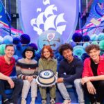 Radzi Chinyanganya Instagram - SO good to be back on Blue Peter for the 65th Birthday 🎂🎂🎂 Tonight on @cbbc 🕺🏽🕺🏽🕺🏽 #bluepeter #birthday Media City Salford