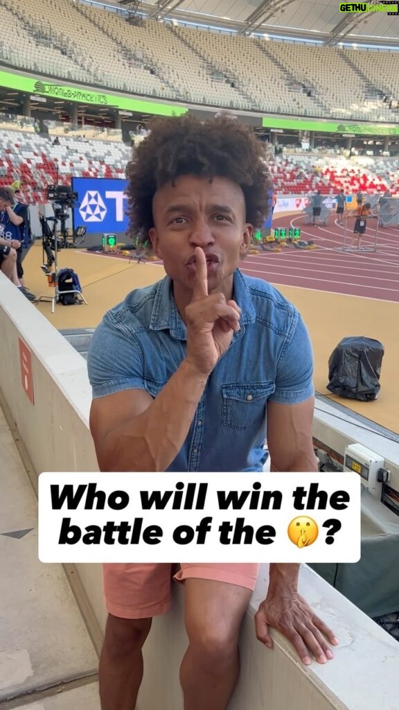 Radzi Chinyanganya Instagram - 🤫 Make shhh-ure you don’t miss this 100m final! 📺 Live from 21:50 CET on Eurosport and discovery+ #athletics #WorldAthleticsChamps