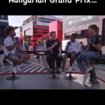 Radzi Chinyanganya Instagram - We show @georgerussell63 the @landonorris @maxverstappen1 trophy smash!!! 😆😆 #formula1 #oops Budapest, Hungary