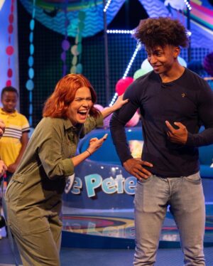 Radzi Chinyanganya Instagram - SO good to be back on Blue Peter for the 65th Birthday 🎂🎂🎂

Tonight on @cbbc 🕺🏽🕺🏽🕺🏽

#bluepeter #birthday