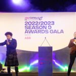 Radzi Chinyanganya Instagram - Cracked out the kilt for gala hosting duties with the oracle @saunderscb 🙌🏾🙌🏾 #gala #london #endofseason #fun #abb #fia #car #racing #food Old Billingsgate Hall