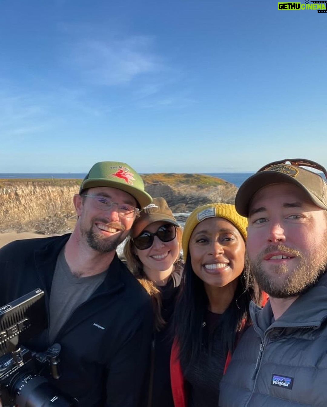 Rae Wynn-Grant Instagram - The last 6 days and each one was wildly different from the next 😅 Spend time at my field site planning some mt lion research & filming with the best team from @insidenatgeo Fought Bugaboo’s lung infection (she’s healthy & back in action, see second to last slide from tonight) Spent 3 hours completely star struck at a Beverly Hills holiday party Got invaded by a cutie pie pirate Rounded out the weekend with a nighttime family swim 🏊🏾♀️