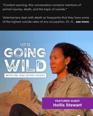 Rae Wynn-Grant Instagram - We made history with Season 2 of my podcast #GoingWild with @pbsnature. The gorgeous orchid as a wrap gift was unexpected, & allowed me a moment to think about how profound of a show we’ve made. I’m Thankful today and every day for the production team from #GreatFeelingStudios, our fearless leader @stevesteinberg (the digital genius Danielle Broza), the leadership over at PBS Nature, and more than anything - to our INCREDIBLE guests who told tales of adventures with wild animals paired with the mental-emotional journey that nobody else saw. Check out these fabulous Black wildlife scientists, our fabulous podcast that is full of surprises, and give these wonderful world-changers a follow ✌🏾 
Do you know someone who should be on Season 3? Drop their name below!