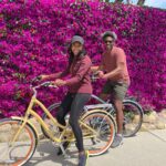 Rae Wynn-Grant Instagram - Guaranteed you’ve never seen me or @daveseligman on a bike but these new EVRYjourney 7 speeds (in Cream & Steel Blue) from @_sixthreezero_ are changing everything. Our car stays parked way more 🌱🌿🪴, we go for spins around the neighborhood, & I’ve even taken up biking to work (cue the “I told you so” from my dad, the OG bike to work guy 👴🏾). If you wanna shop around you can use my lil discount code RAE10 and get some wheels 🚴🏾‍♀️ Santa Barbara, California