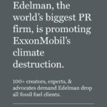 Rae Wynn-Grant Instagram – We CAN make change. We CAN band together to push corporations & industries to put planet over profit. My dear friend @ayanaeliza (brilliant genius scientist-activist-multi-hyphenate) reached out to ask if I would sign this petition from environmental leaders to get major PR firm @edelman to cease representing @exxonmobil. This campaign is getting tons of press and is moving rapidly. Get involved, get angry. Please tell @edelman that they are powerful and important, and dropping @exxonmobil will signal to the world that we want our planet for the long term over profit for the short term 💪🏾💪🏾💪🏾 #EdelmanDropExxon