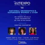 Rae Wynn-Grant Instagram - @disneyd23 circa 2019 was where I first met @danniwashington and this year we’re coming back to share the same stage! Along with @serenamccalla we are the #SuperheroWomenOfSTEM for @natgeotv ✨ Tbh @daveseligman showing me around the @starwars experience was the ultimate highlight of 2019 so let’s see what this year brings 😉💕 Disneyland