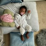 Rae Wynn-Grant Instagram - COVID diary: before, during, & after. Our littlest got hit the hardest and is still fighting the effects exactly 1 month later. Vaccinate your babies, wear your mask, do your best ✌🏾