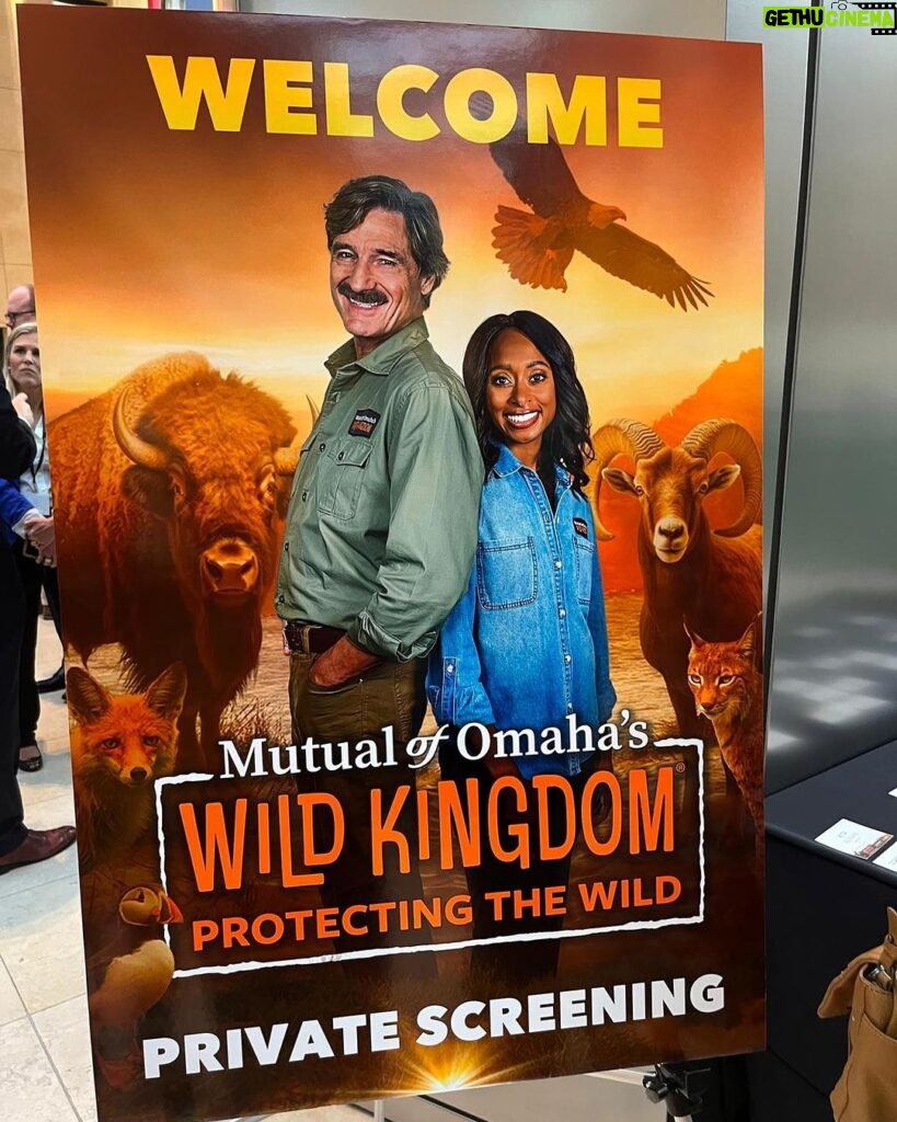 Rae Wynn-Grant Instagram - @wildkingdomtv premier event went down last night in nyc at Hearst Tower! How surreal to have friends send me pics of @peterwgros and me scrolling around the building 🤯. One day away from Oct 7th premier on @nbc and Oct 8th streaming on @peacock