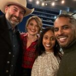 Rae Wynn-Grant Instagram - Went to the @natgeopr holiday party. There were people, but more importantly there were puppies 🐶 Special guests were some of the world’s most famous veterinarians with shows on @natgeowild including @drhodges_critterfixervet @drferguson_critterfixervet @docsbenanderin (*all attendees were required to be fully vaccinated & the event was outdoors & COLD 🥶) Terra