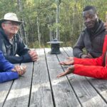 Rae Wynn-Grant Instagram - Coming your way all week - The International Adventures of Rae &...this guy 👆🏾😉. Who is @patrick_aryee you ask? He is a seasoned host for international natural history shows (check him out all over @bbcearth), a nature-lover, thrill seeker, travel nut, former micro-biologist, and new friend. We spent much of September & October all over Canada filming a show we’re super excited about (details coming in 2022) about nature, wildlife (duh), and wild ecosystems. I like to call it The Rae & Patrick show, but in reality I was just a very enthusiastic guest and am very honored that he & the production team at @cineflixmedia had me 🤗🐻🌲. Stay tuned for a week of reels showing the science & the fun 😉