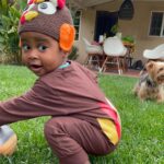 Rae Wynn-Grant Instagram - For Halloween this year, Big Z is a unicorn, Little Z is a Thanksgiving Turkey, @daveseligman is a super dad on day 8 of single-parenting, and I’m an on-camera science communicator somewhere over Montana #MakingItWork #BeHomeSoon #Halloween2021 #AnimalCostumesObviously