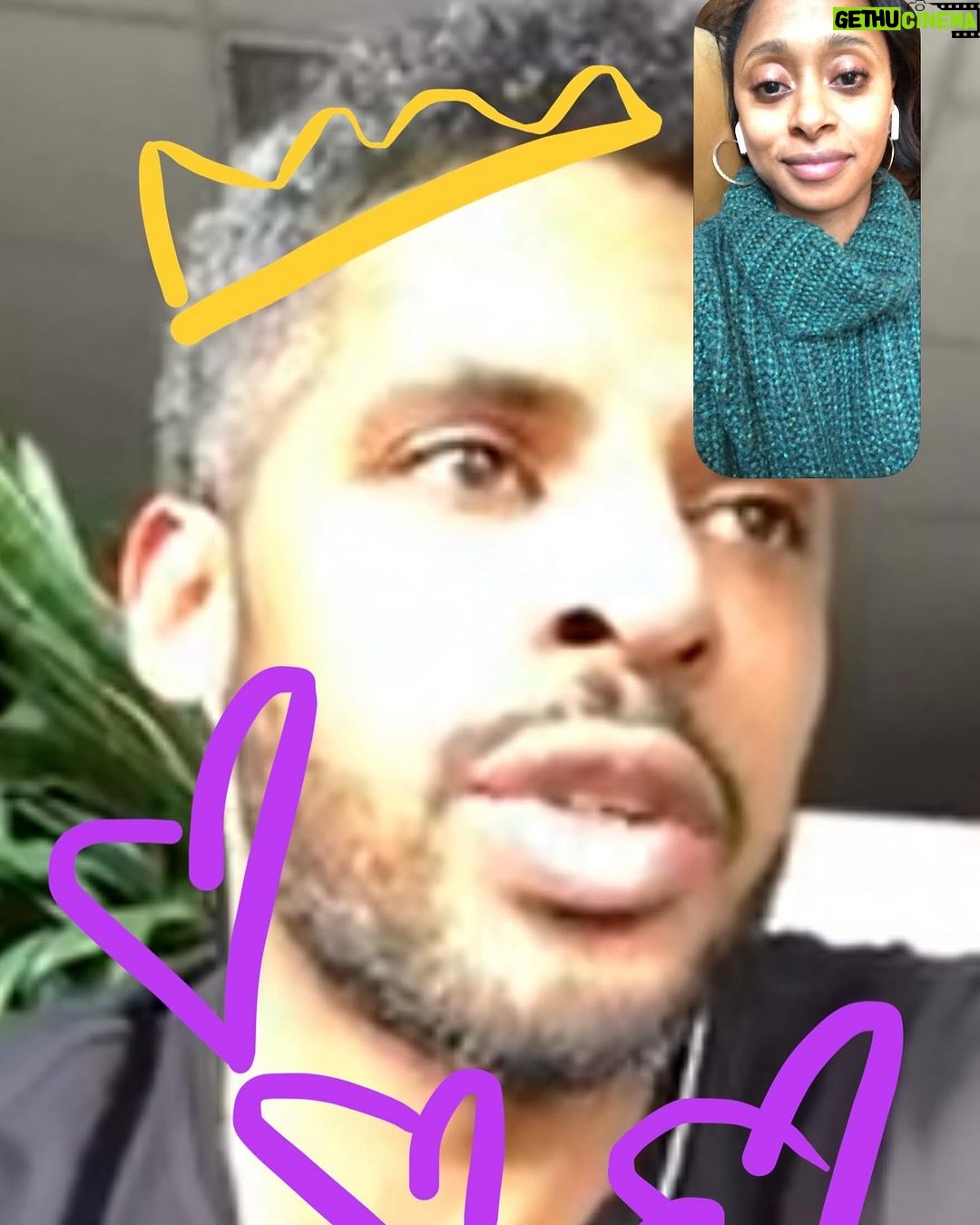Rae Wynn-Grant Instagram - As someone who travels for a living, Iām so happy to be in love in the era of FaceTime. Happy long-distance #ValentinesDay to my favorite person to look at š @daveseligman